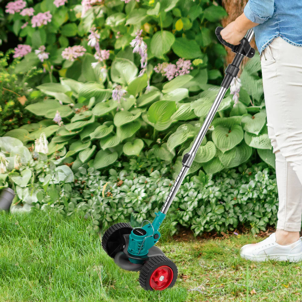 6 Inch 12000RPM Electric Lawn Mower 100-135cm Foldable Trimmer Pruning Cutting Garden Power Tool for Makita Battery Pin